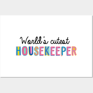 Housekeeper Gifts | World's cutest Housekeeper Posters and Art